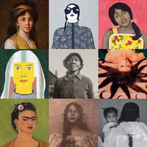 Thumbnail of grid of women in art for the National Museum of Women in the Arts